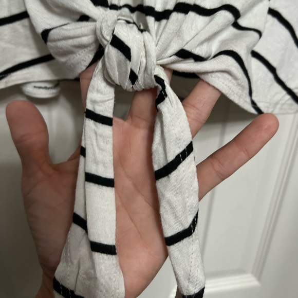 Infinity Raine Striped Ruffle Top - Picture 6 of 10